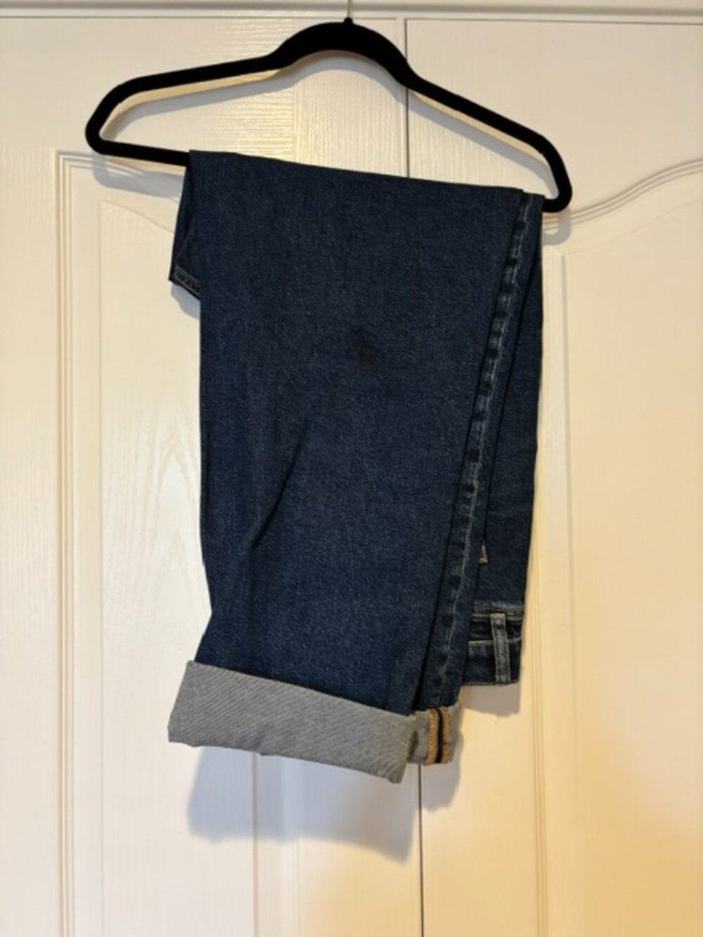 AE  High-Waisted Straight Jean Sz 14 - Picture 2 of 6